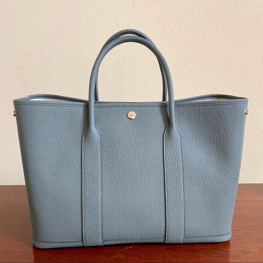 💯Auth Hermès Garden Party 36  Veau Negonda 63